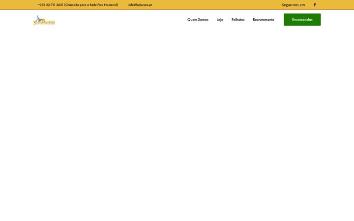 Screenshot of belpreco.pt