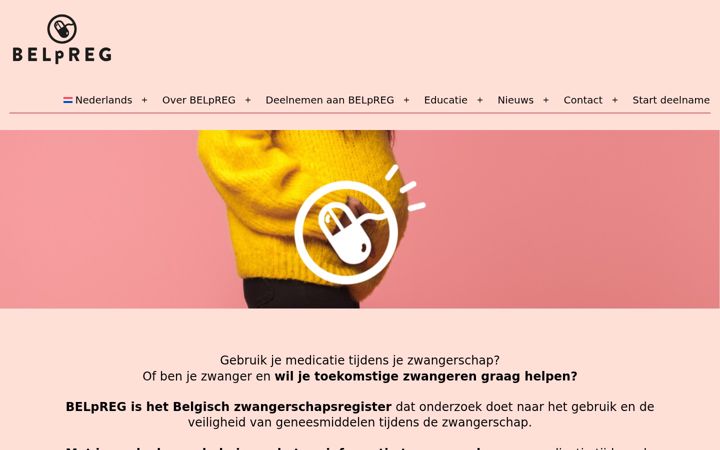 Ekraanipilt saidist belpreg.be