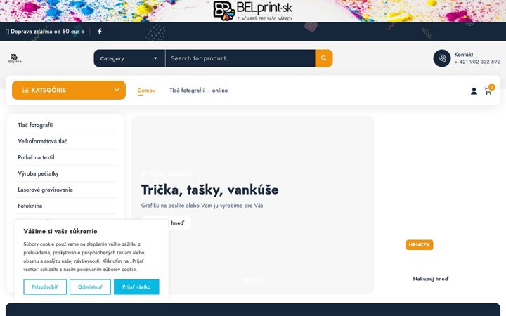 Screenshot di belprint.sk