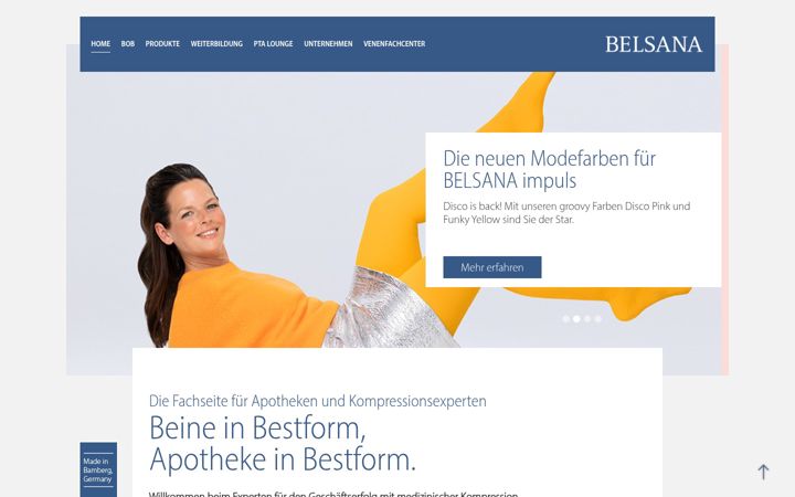 Screenshot του belsana-apotheken.de