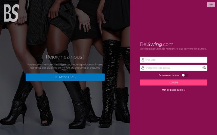 Screenshot of belswing.com