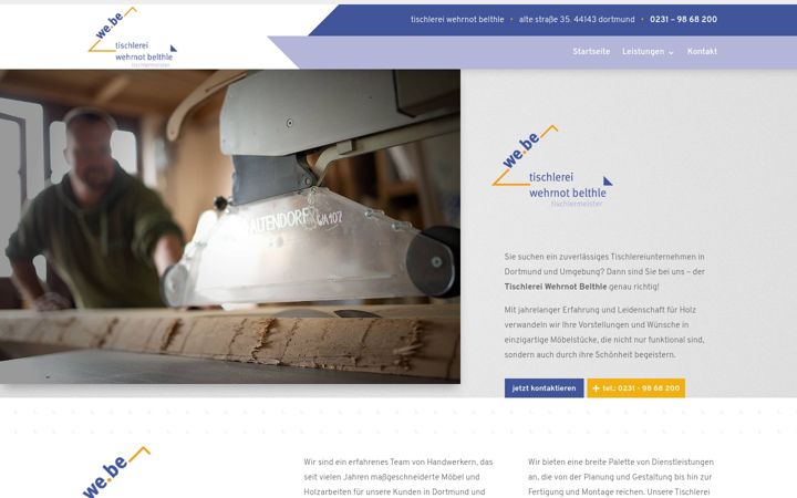 Screenshot of belthle.de