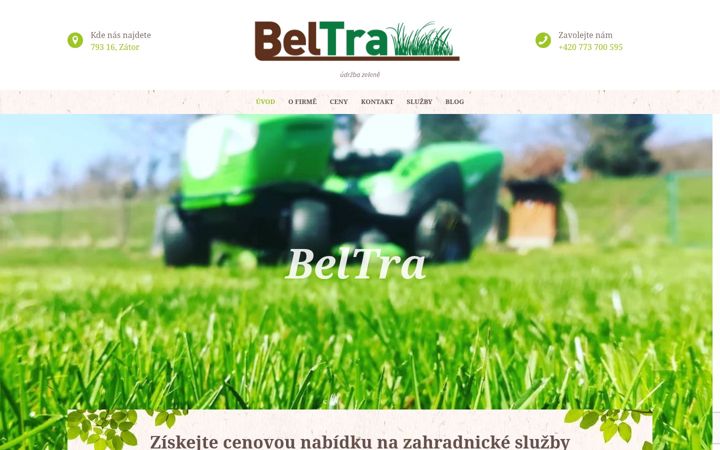 Ekrānuzņēmums no beltra.cz