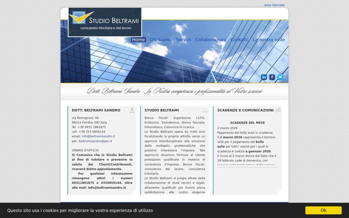 Screenshot of beltramisandro.it