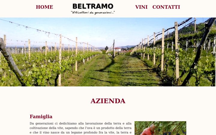 Screenshot of beltramovini.com
