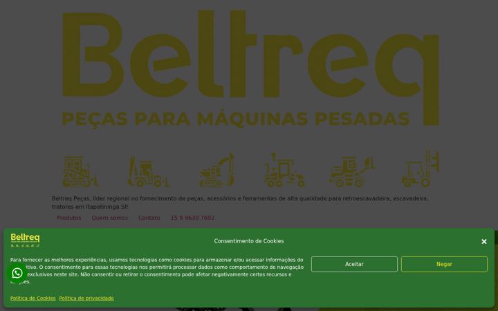Screenshot of beltreq.com.br