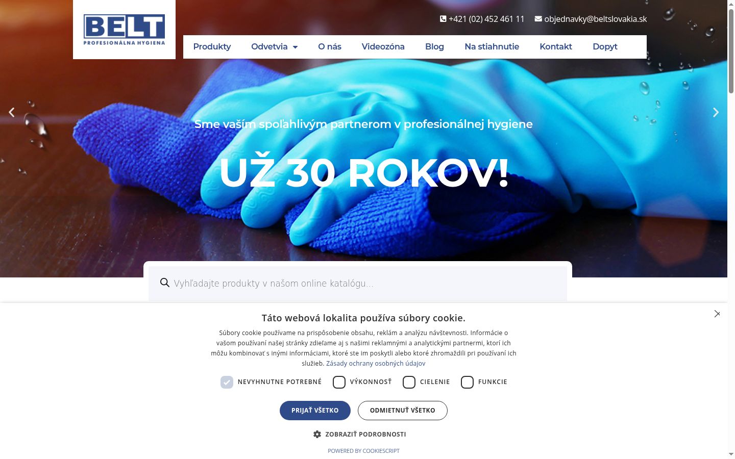 Snímek obrazovky baneru souhlasu zobrazeného před jakoukoli interakcí