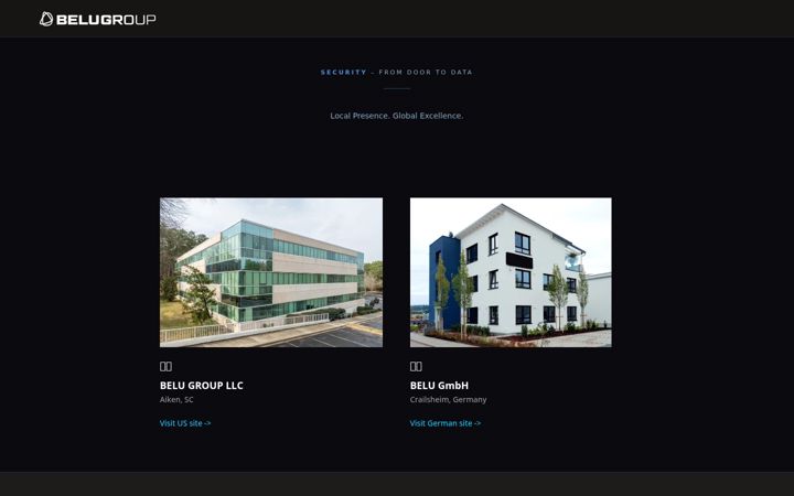 Screenshot of belu.group