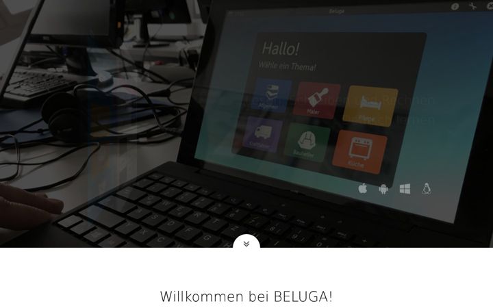 Screenshot of beluga-lernsoftware.de