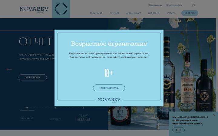 Screenshot of belugagroup.ru