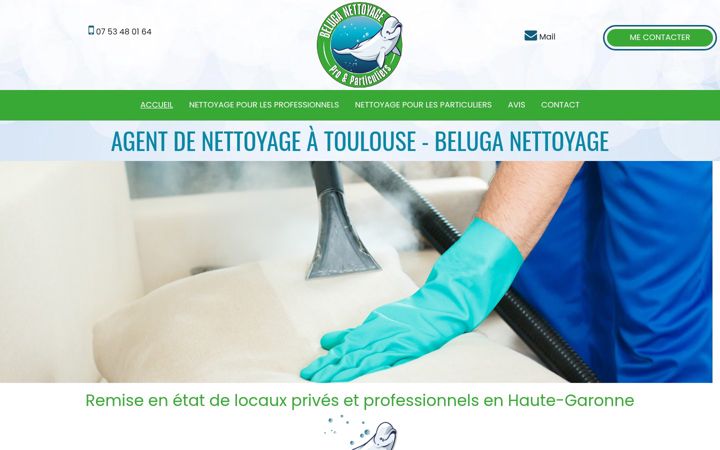 Screenshot of beluganettoyage.fr
