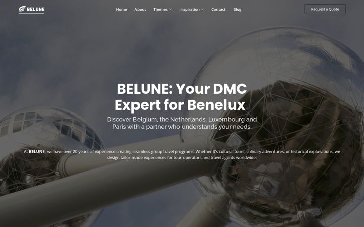 Screenshot of belune.eu