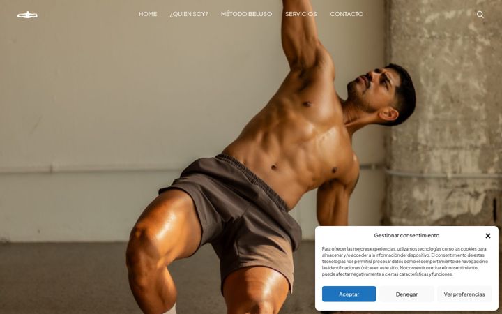 Screenshot of belusoworkout.com