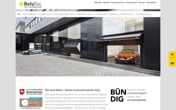 Screenshot of belutec.com