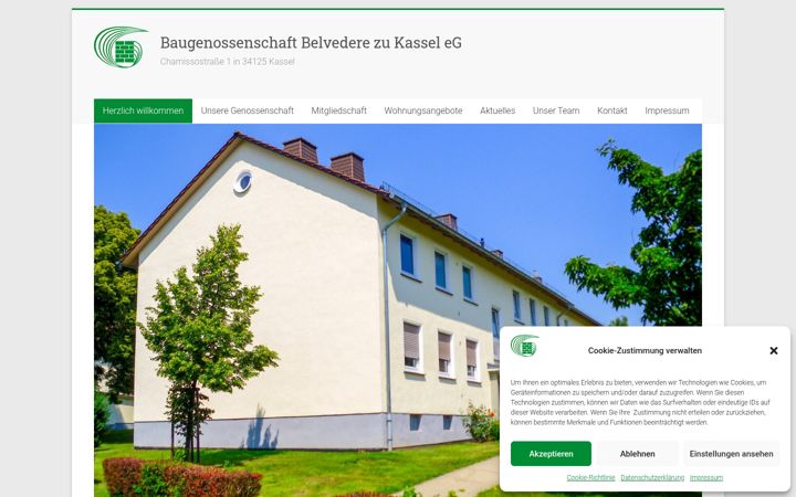 Ekrano kopija belvedere-kassel.de
