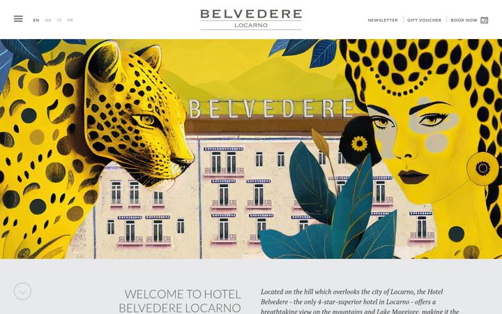 Screenshot of belvedere-locarno.com