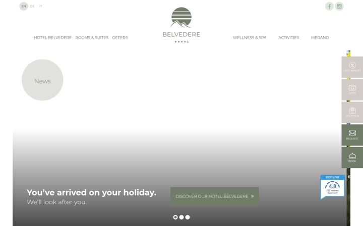 Screenshot of belvedere-naturns.com