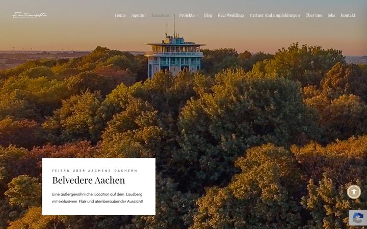 Screenshot of belvedereaachen.de