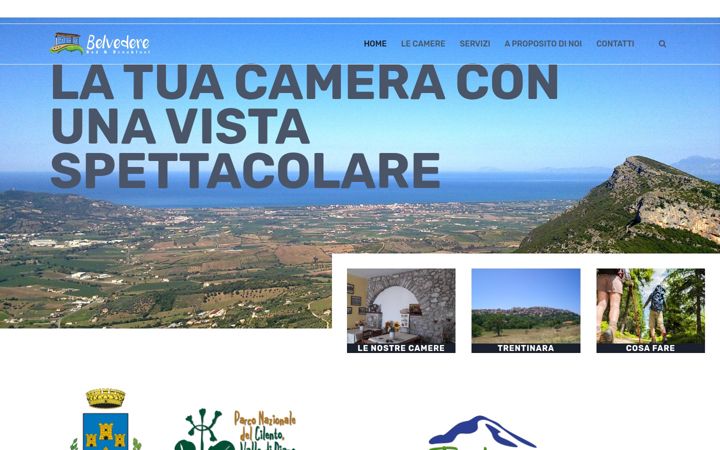 Screenshot of belvederecilento.it