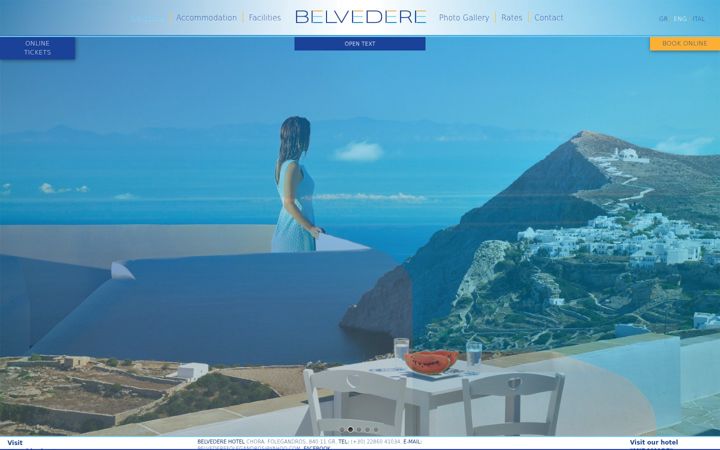 Screenshot of belvederefolegandros.gr