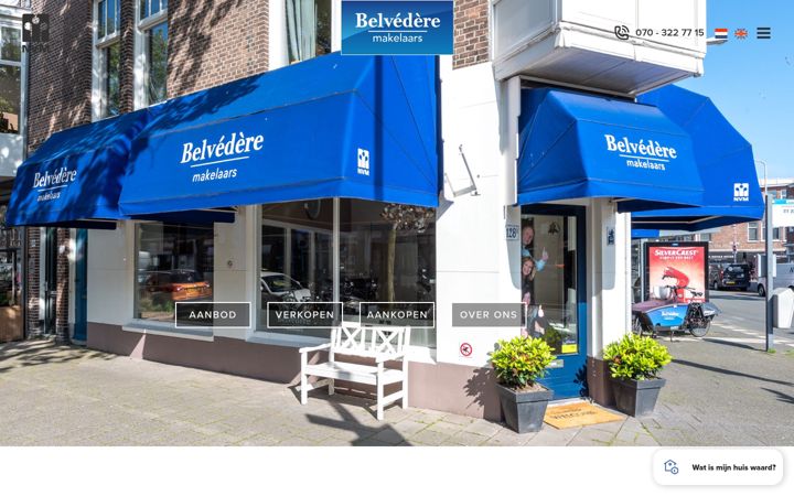 Screenshot of belvederemakelaars.nl