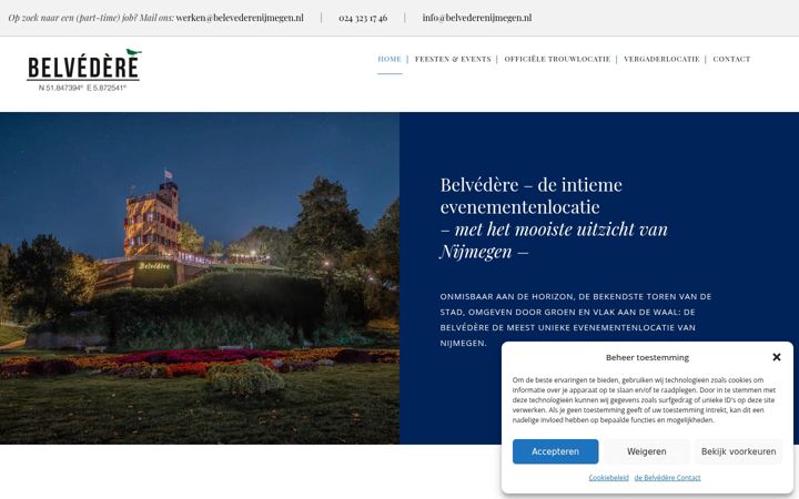 Zrzut ekranu belvederenijmegen.nl