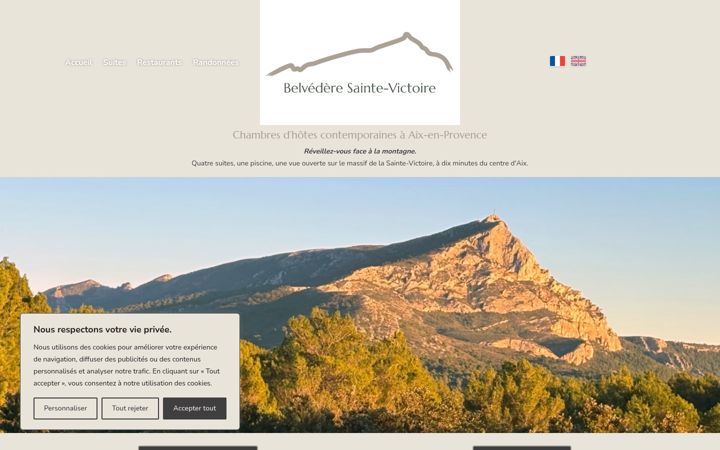 Screenshot of belvederesaintevictoire.com