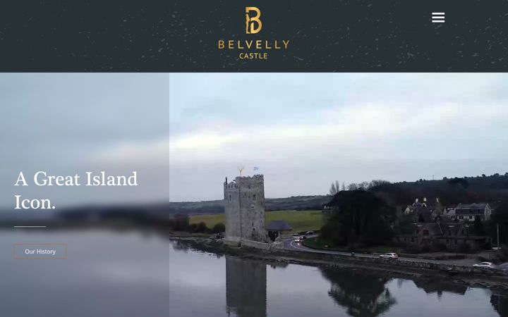 Screenshot of belvellycastle.com