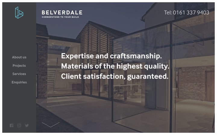 Screenshot of belverdale.co.uk