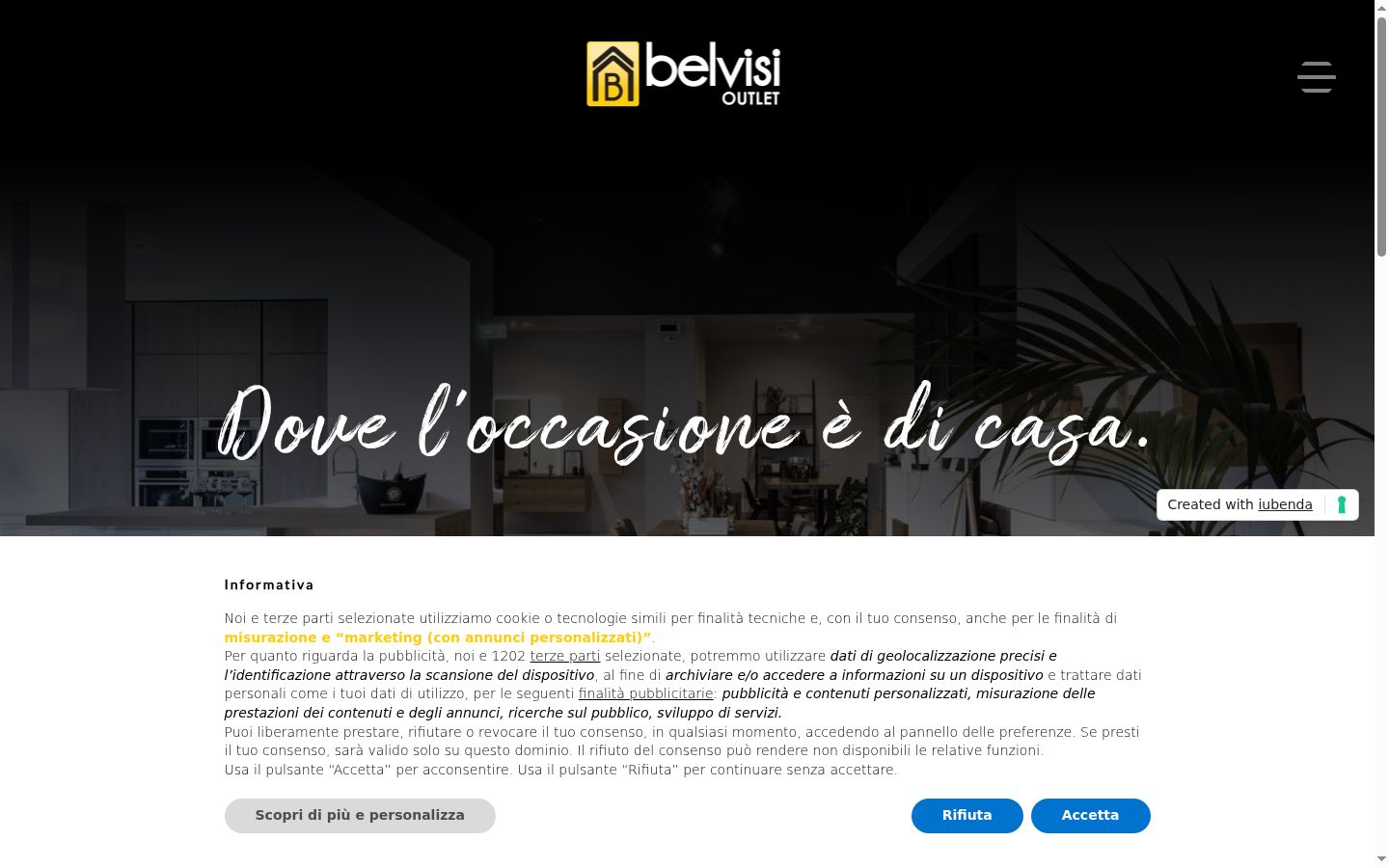 Capture d'écran de la bannière de consentement affichée avant toute interaction