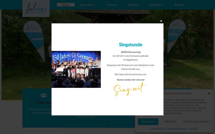 Screenshot of belvoci.de