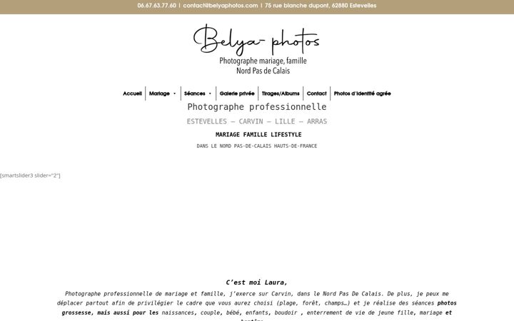Screenshot of belyaphotos.com