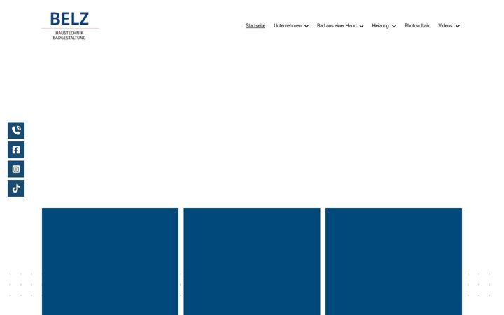 Ekrano kopija belz-haustechnik.de