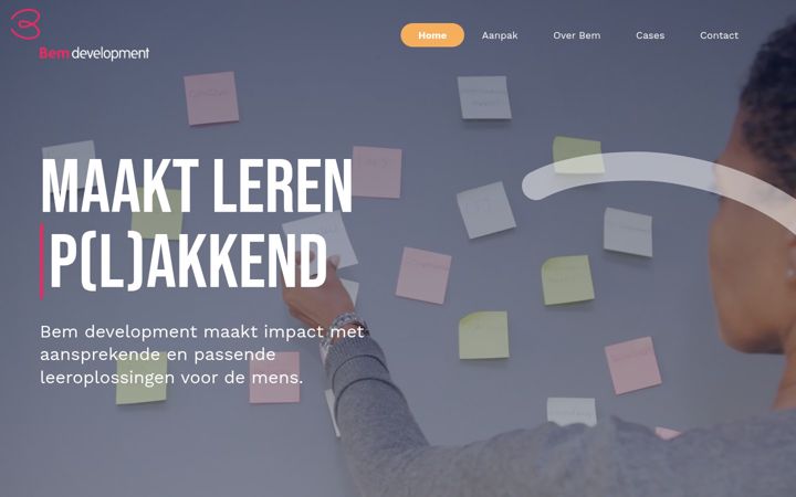 Zrzut ekranu bem-development.nl