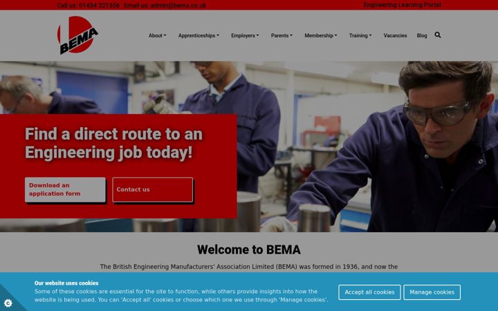 Képernyőkép: bema.co.uk