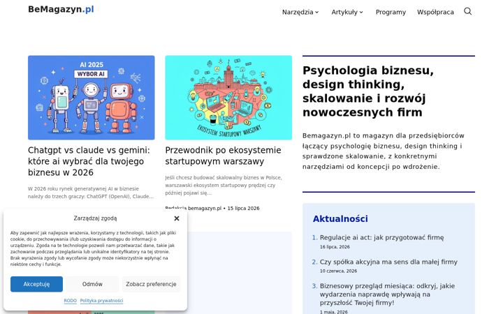 Screenshot of bemagazyn.pl