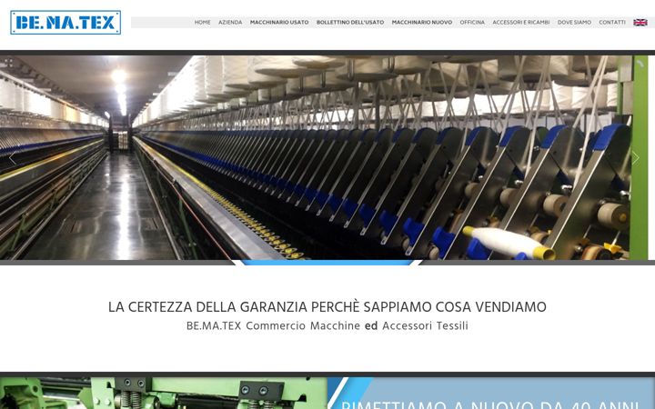 Screenshot of bematex.com