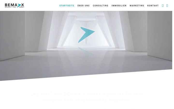 Screenshot of bemax.com