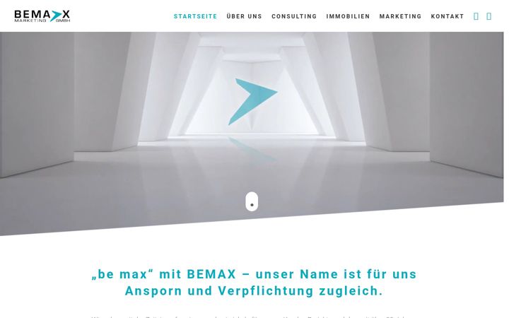 Screenshot του bemax.eu
