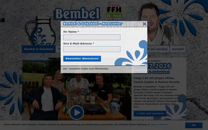 Zrzut ekranu bembel-und-gebabbel.de
