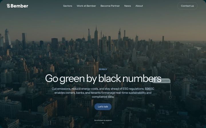 Screenshot of bember.com