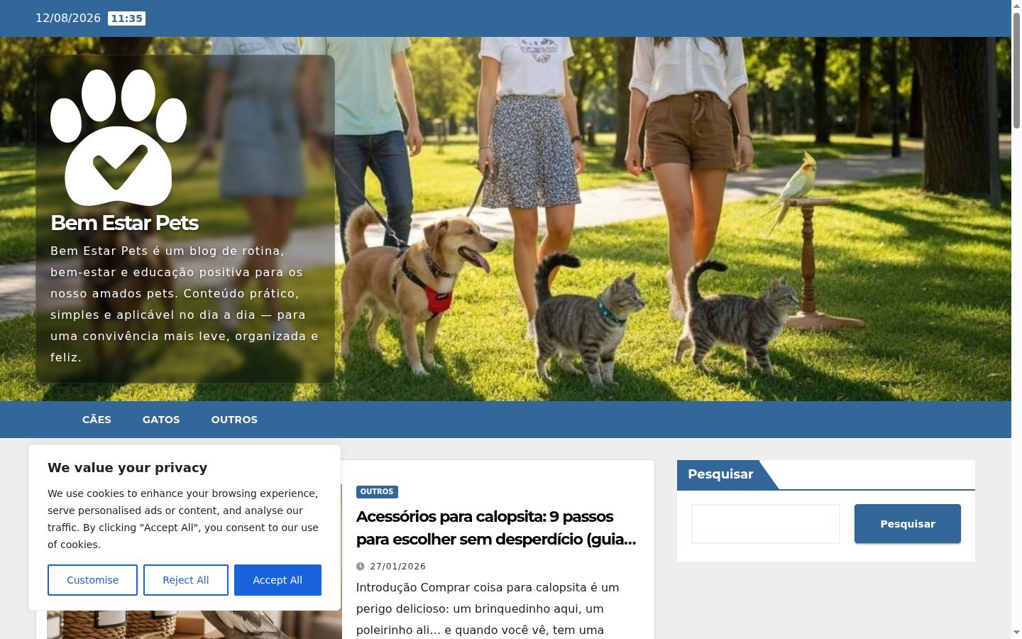 Snímek obrazovky baneru souhlasu zobrazeného před jakoukoli interakcí
