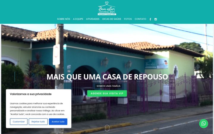 Screenshot of bemestarsenior.com.br