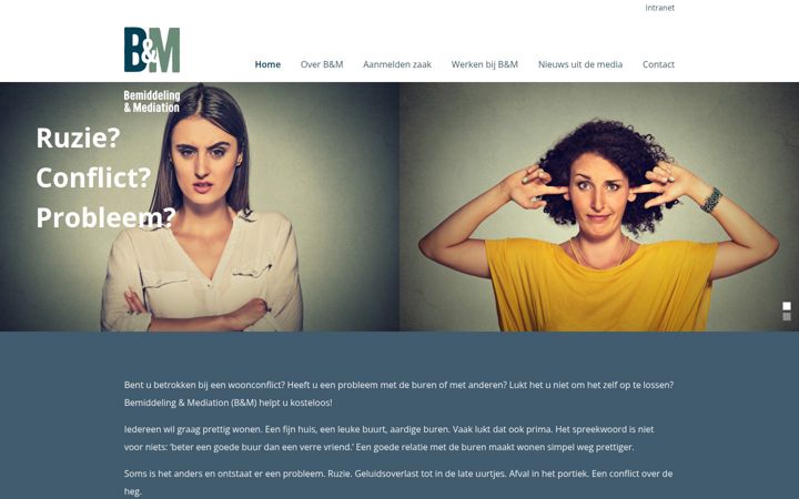 Zrzut ekranu bemiddelingmediation.nl