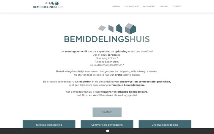 Zrzut ekranu bemiddelingshuis.be