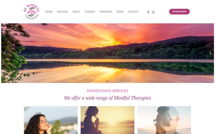 Képernyőkép: bemindfultherapies.co.uk