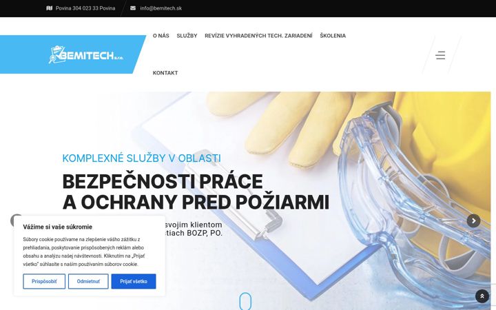 Screenshot di bemitech.sk