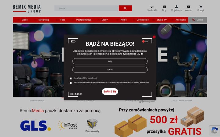 Képernyőkép: bemixmedia.pl