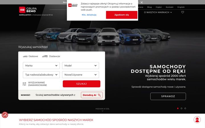 Képernyőkép: bemo-motors.pl