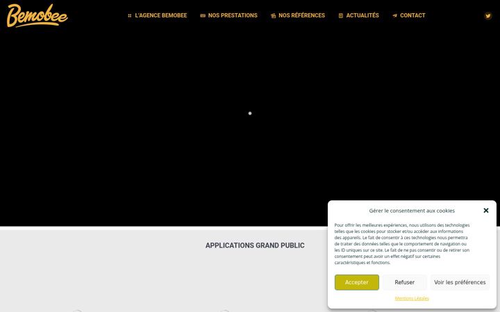 Screenshot of bemobee.com